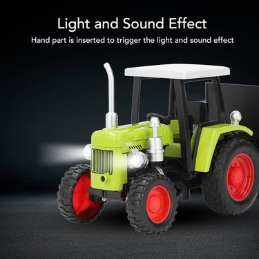 Diecast Vintage Tractor Model With Light & Sound